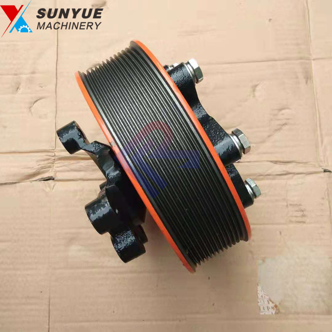 China Caterpillar CAT 320C Engine Fan Drive Pulley Bracket For ...