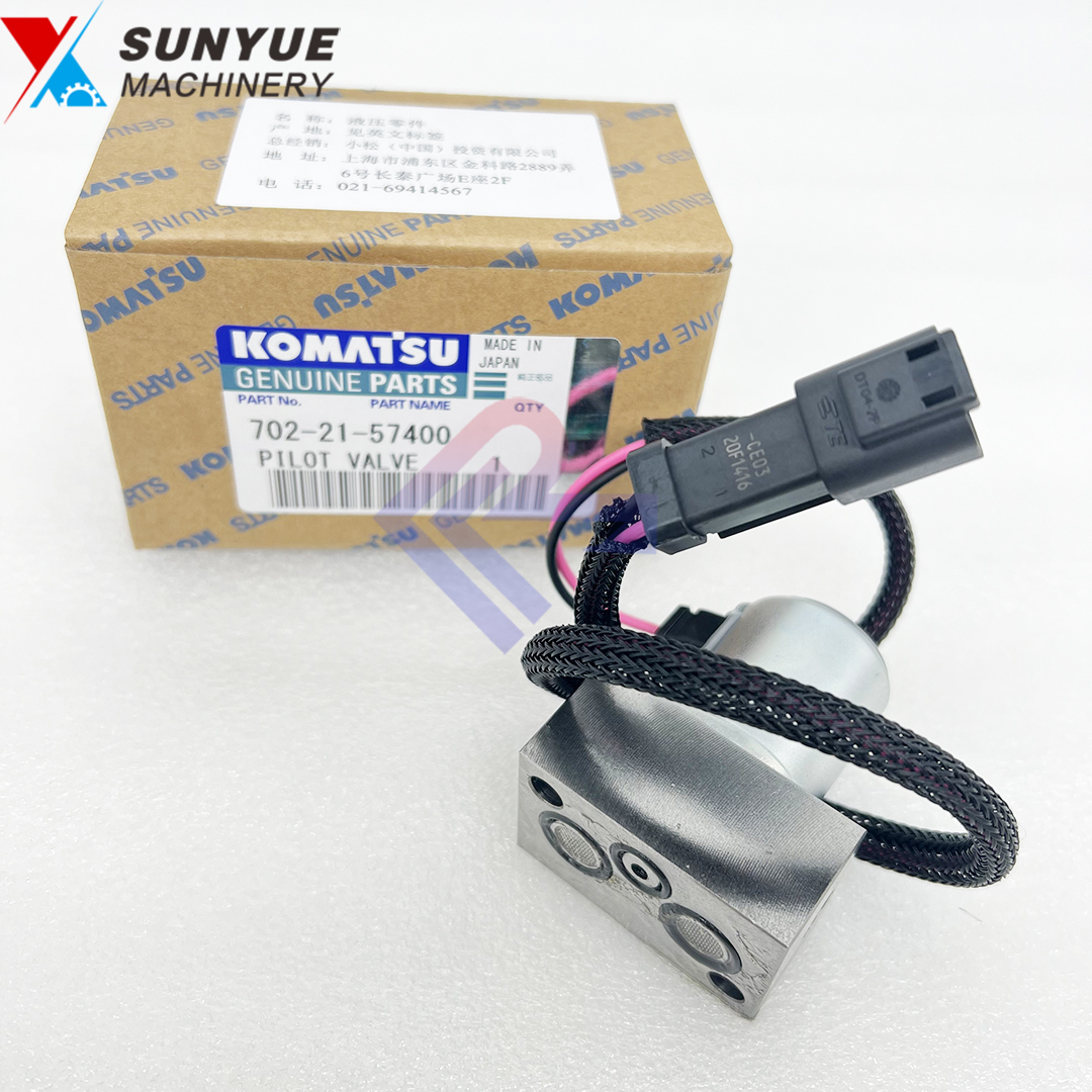 China Komatsu PC200-7 Pilot Valve Solenoid Valve 702-21-57400 702