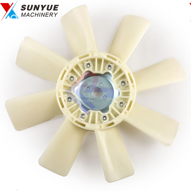 Me035219 China Mitsubishi 6D14 6D15 Engine Cooling Fan Blade For Excavator Kato ...
